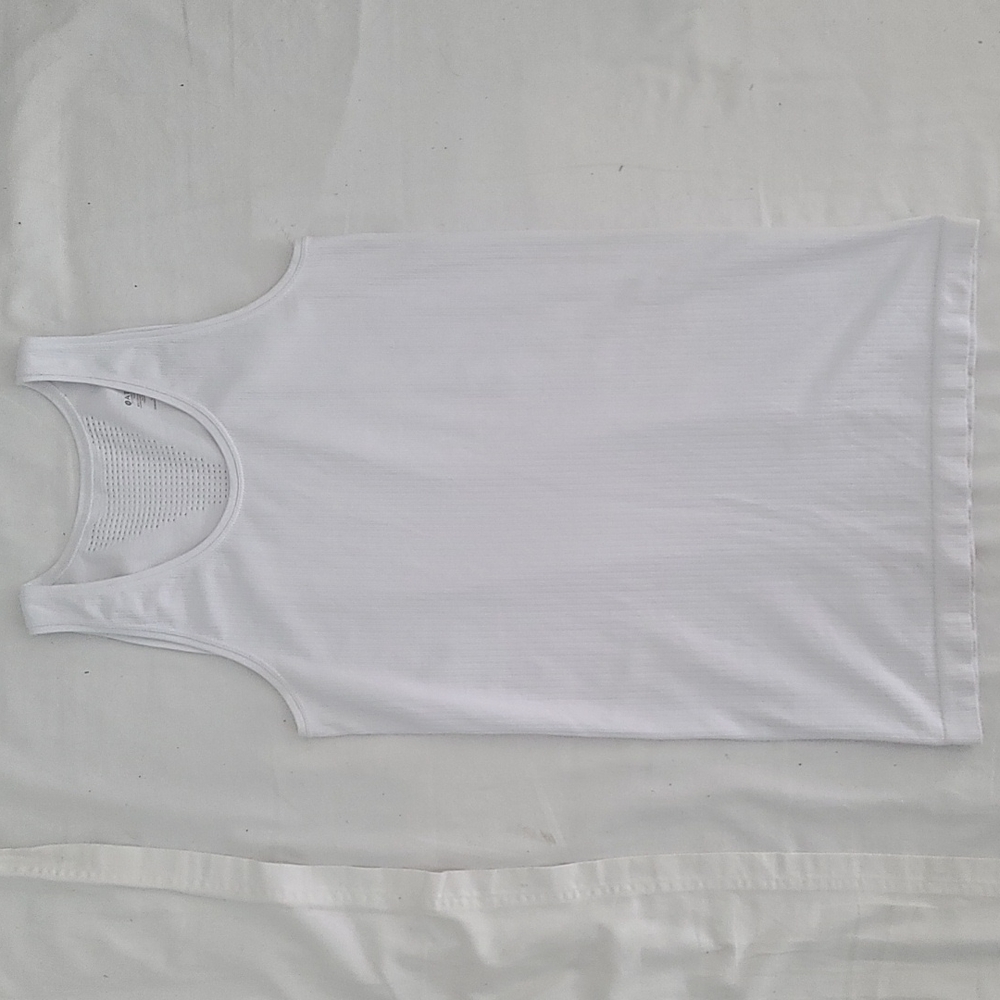 Athleta white tank medium